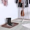 Fleming Supply All Weather Boot Tray Water Resistant Plastic Shoe Mat for Indoor and Outdoor Use, (Brown, Small) 455848RLO - alternate 2